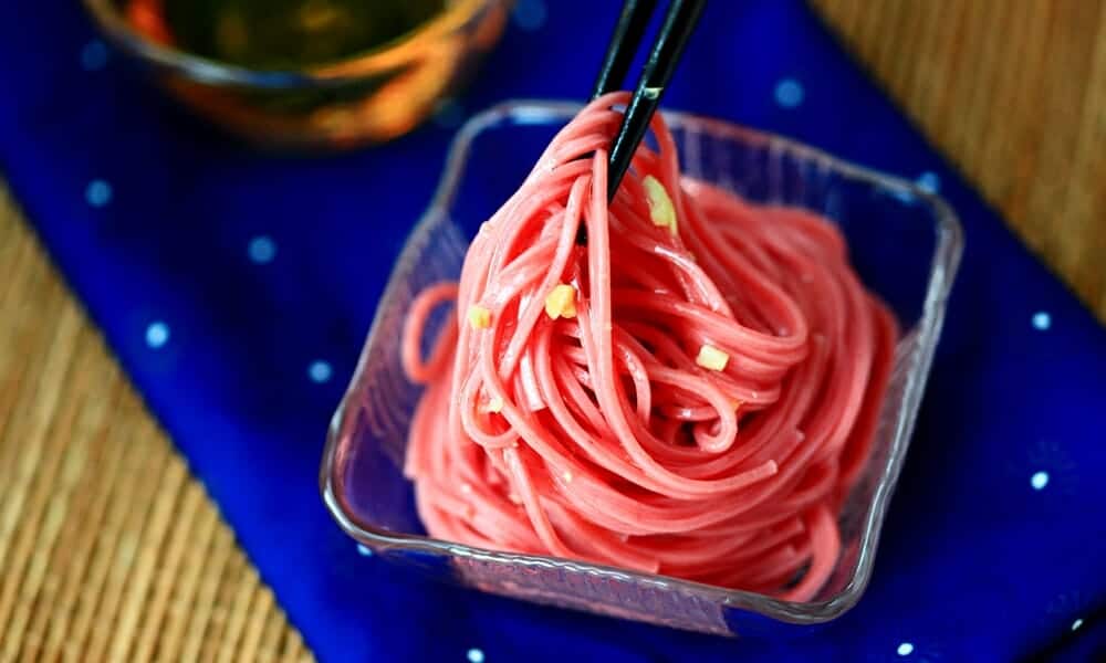 紅麴麵線輕鬆入菜 宵夜也能超健康 三風製麵食尚部落格