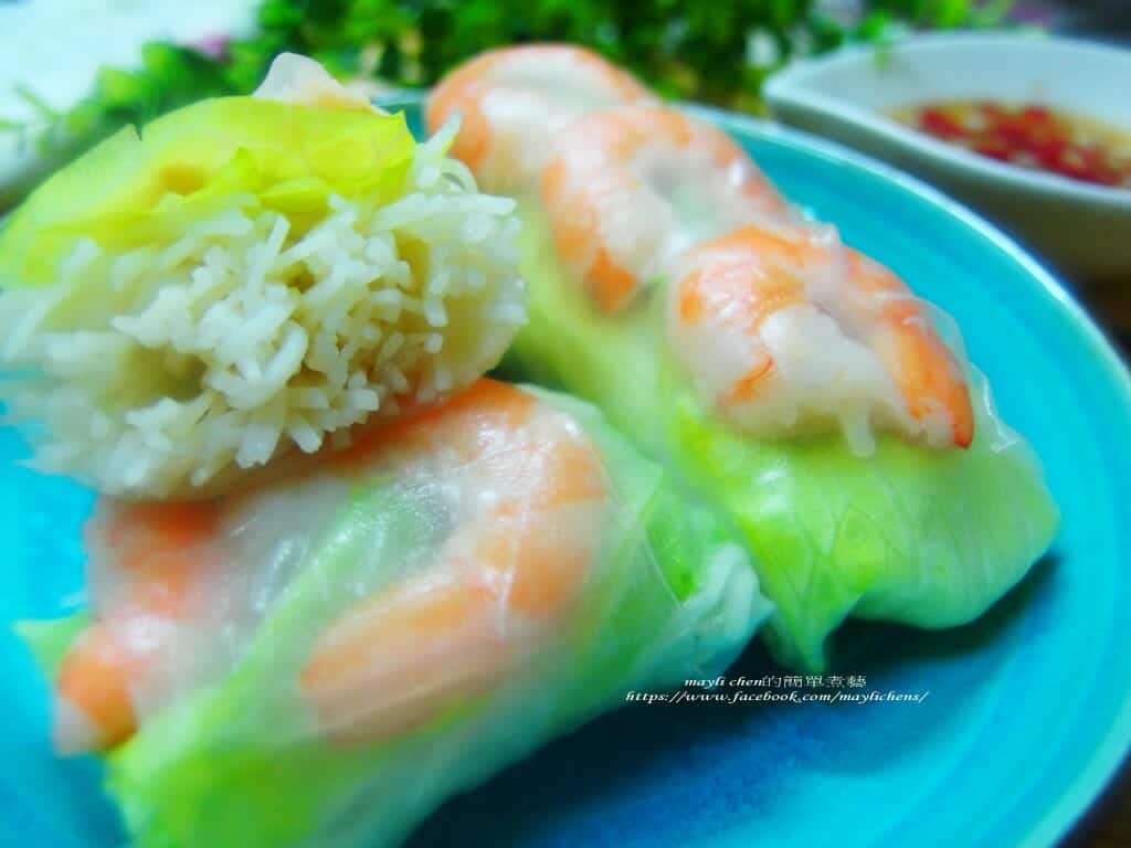 有機長壽麵線料理食譜-越南春捲 - 1