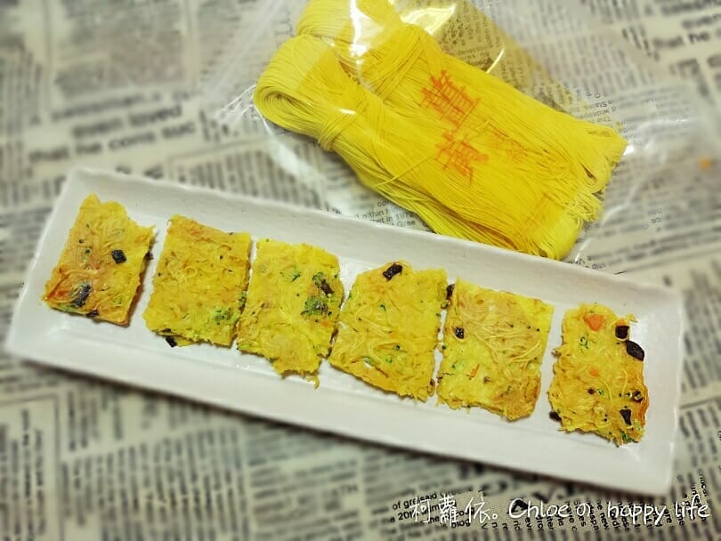 薑黃麵線料理食譜-薑黃麵線蔬菜煎餅 - 1
