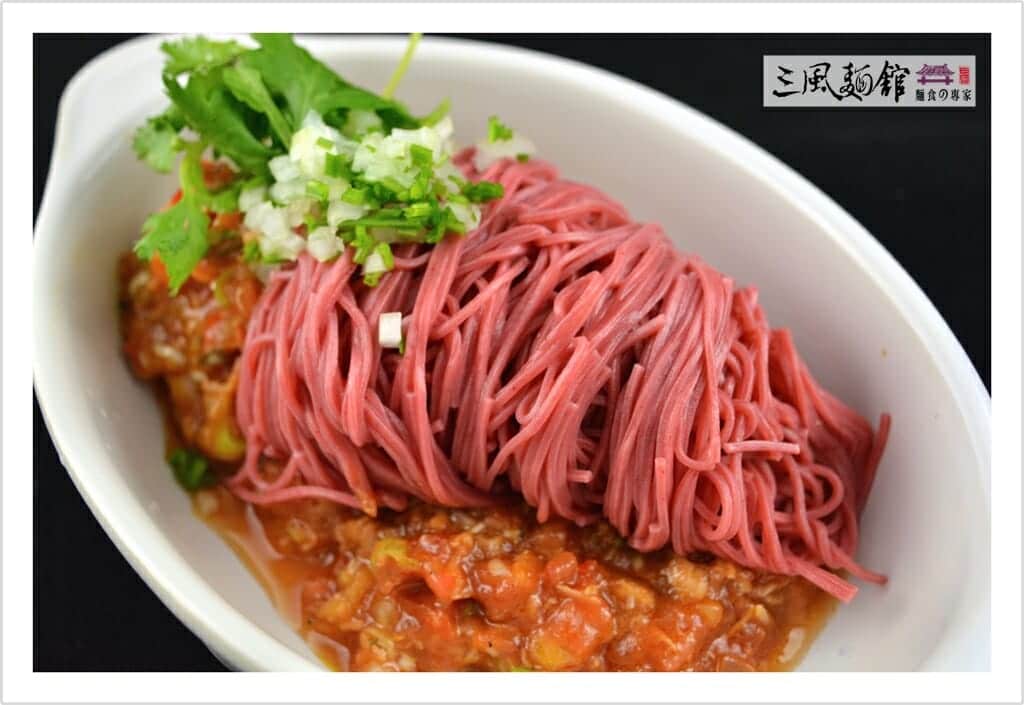 三風麵館-番茄鮪魚紅麴麵
